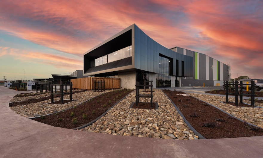 The outside of Bintani's Office